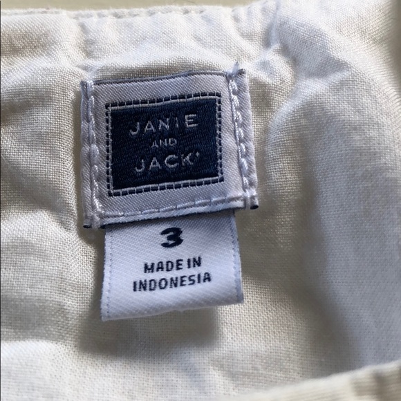Janie And Jack | White Cap Sleeve Swan Blouse | 3T - Picture 8 of 8